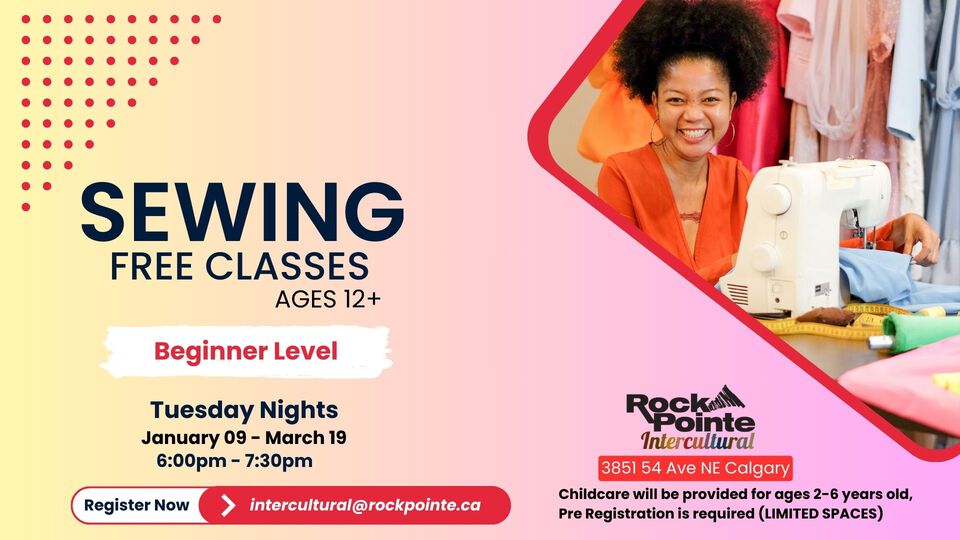Sewing Classes (Beginner Level) - RockPointe Intercultural